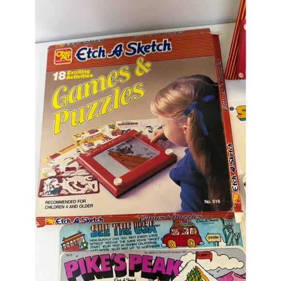 Ohio Art | Toys | Vintage Ohio Art Etch A Sketch Bundle  Vintage Ohio Art Etch a Sketch Bundle Original USA and Games & Puzzles
